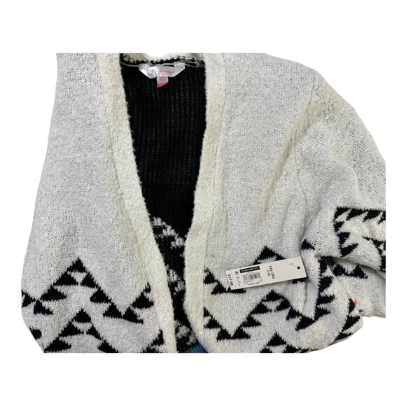 No Boundaries | Aztec Open Front Cardigan Sweater | Juniors XXL - Picture 3 of 4